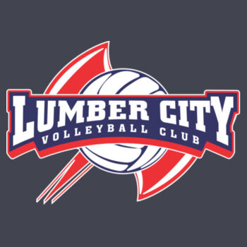 Lumber City Volleyball Club - PosiCharge ® Tri Blend Wicking Long Sleeve Hoodie Design