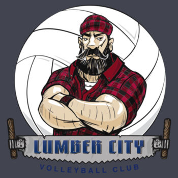 Lumber Jack - PosiCharge ® Tri Blend Wicking Long Sleeve Hoodie Design