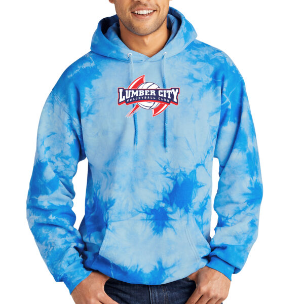 Lumber City Volleyball Club - Crystal Tie Dye Pullover Hoodie Thumbnail