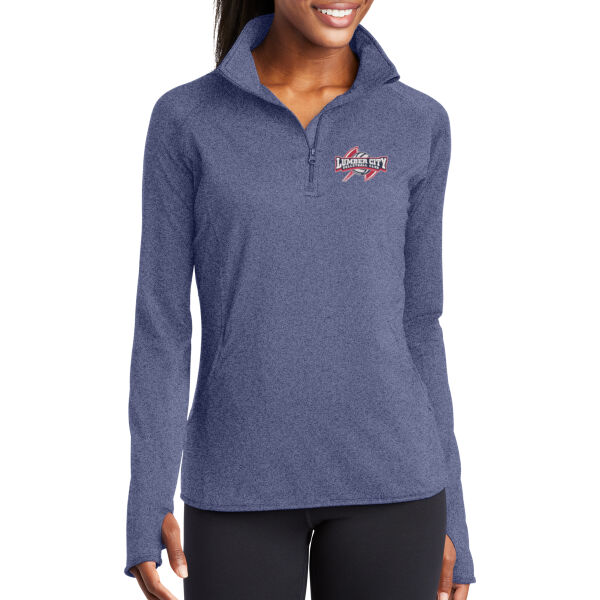 Lumber City Volleyball Club - Ladies Sport Wick ® Stretch 1/4 Zip Pullover Thumbnail