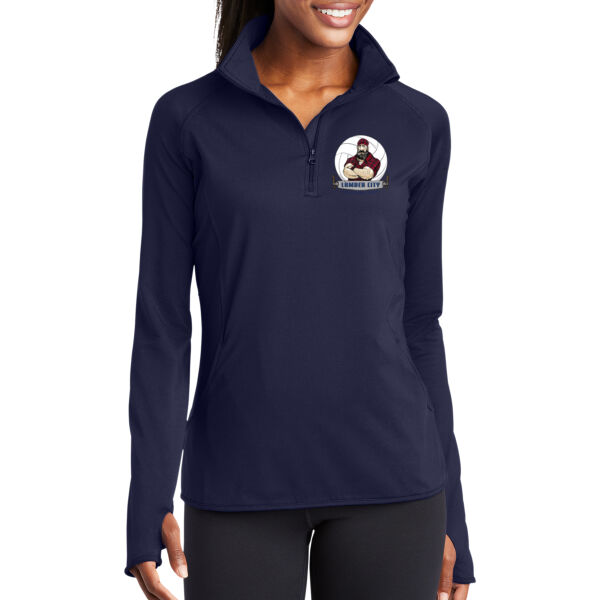 Lumber Jack - Ladies Sport Wick ® Stretch 1/4 Zip Pullover Thumbnail