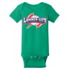 Infant Short Sleeve Baby Rib Bodysuit Thumbnail